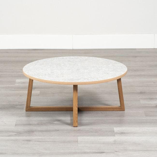 傷や汚れに強いメラミン素材 ネストテーブル幅75cm センターテーブル（53）