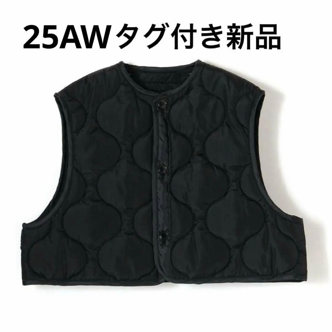新品HYKE ハイクキルティングベストQUILTED CROPPED VEST