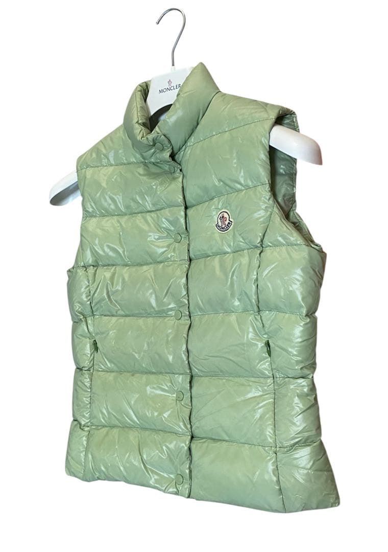 値下げ！MONCLER モンクレール 春色ミントグリーン ベスト