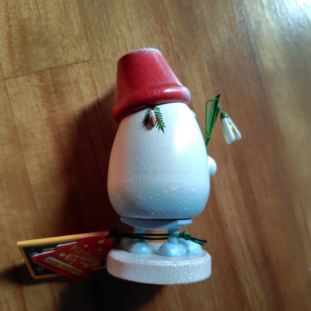 新品ドイツ製 DUFTL SMOKY クリスマススモーキー　雪だるま　煙出し人形