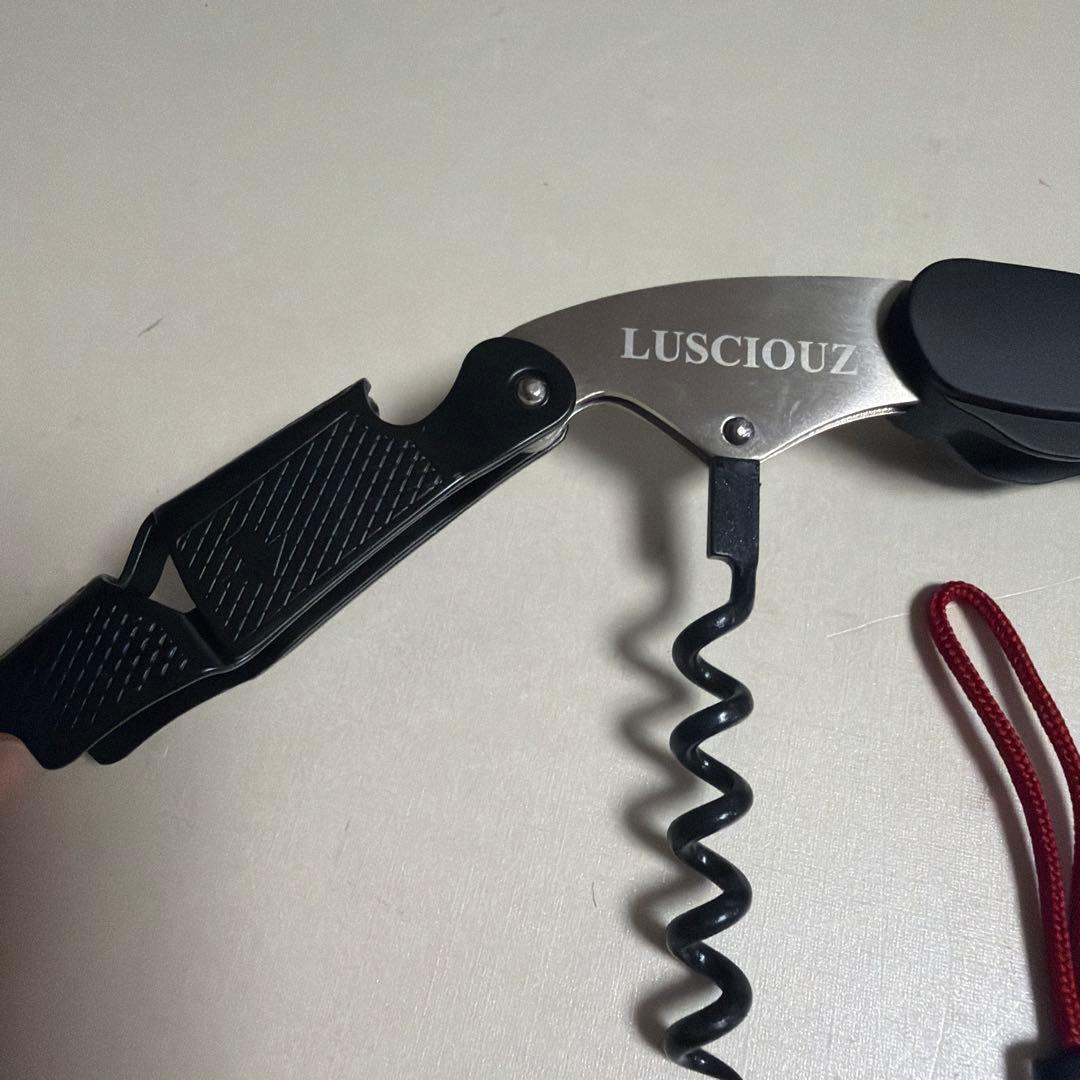 ルーシャス ソムリエナイフ コルクスクリュー チタンブラック