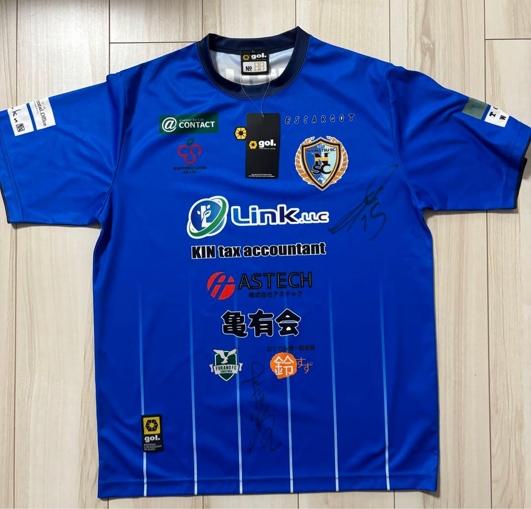 南葛SC サイン入りシャツ