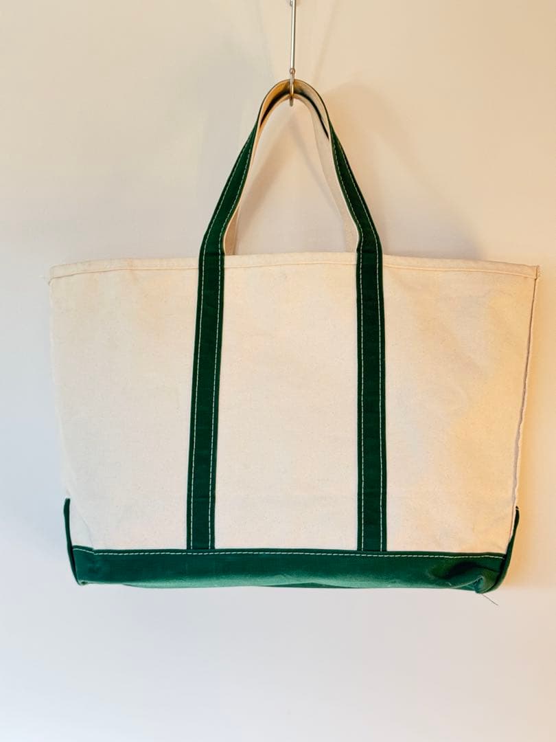 【美品】大人気 エルエルビーン トートバッグ ボートアンドトート L グリーン