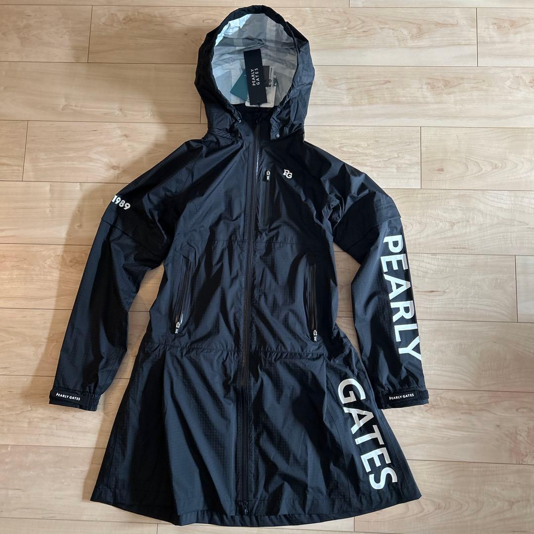 PEARLY GATES 撥水×防風 Nyドビー ワンピース レインウェア　0