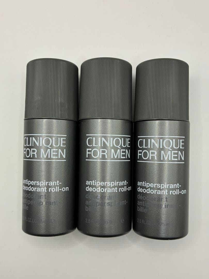 【新品未使用】CLINIQUE FOR MEN デオドラントロールオン 3本