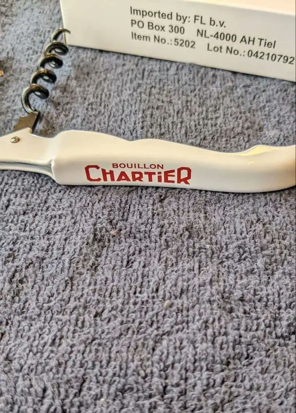 【パリで購入】CHARTIER コルクスクリュー ワインオープナー