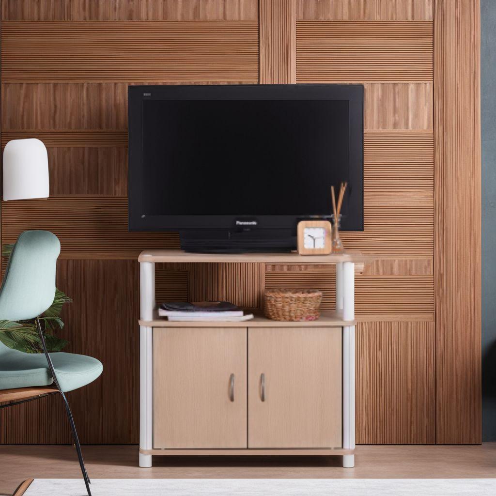 ローボード ローボード 22型 テレビ台 ホワイト 木目調