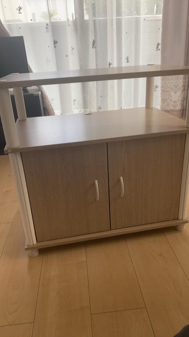 ローボード ローボード 22型 テレビ台 ホワイト 木目調