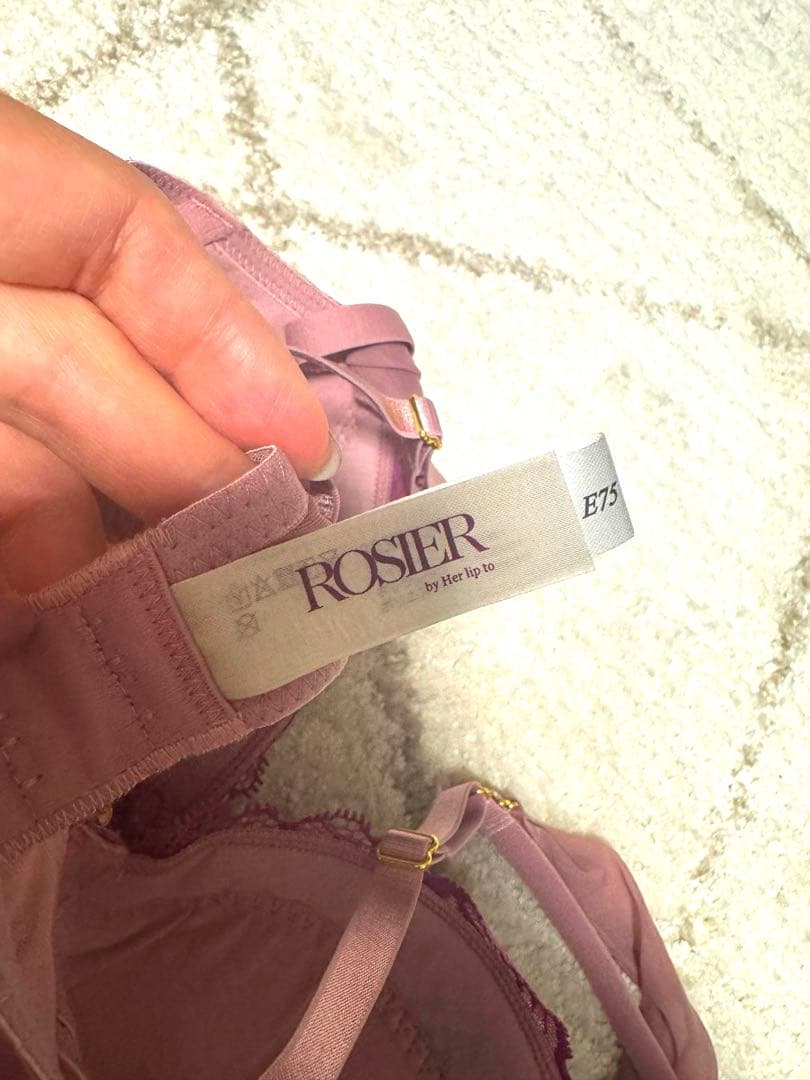 【新品未使用】ROSIER ブラショーツセットE75ピンク