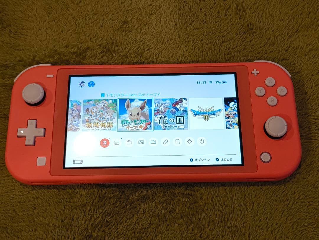 る*。様 ジャンク品☆Switch lite☆初期化済み本体のみ