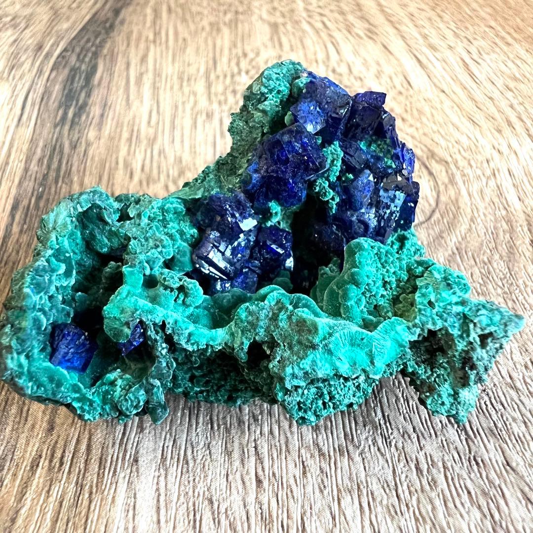 アズライト マラカイト 共生 鉱物 標本 原石
