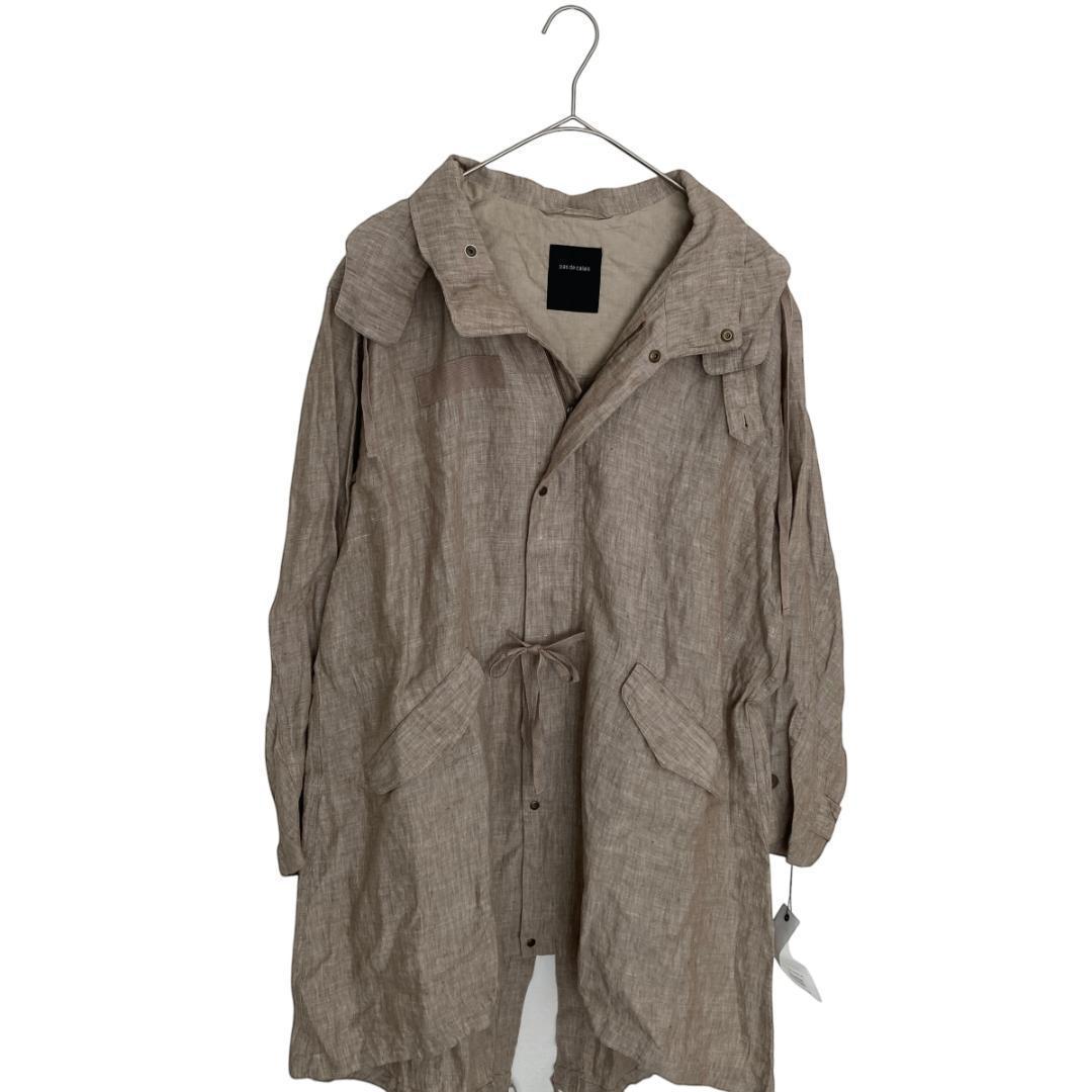 【新品】パドカレ pas de calaisリネンコート　ベージュ（SI20）
