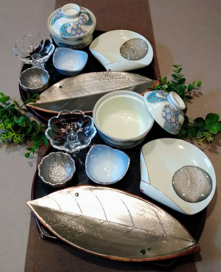 未使用 晩酌セットy34(錦右衛門 宝凌 煌 文山) 2名分