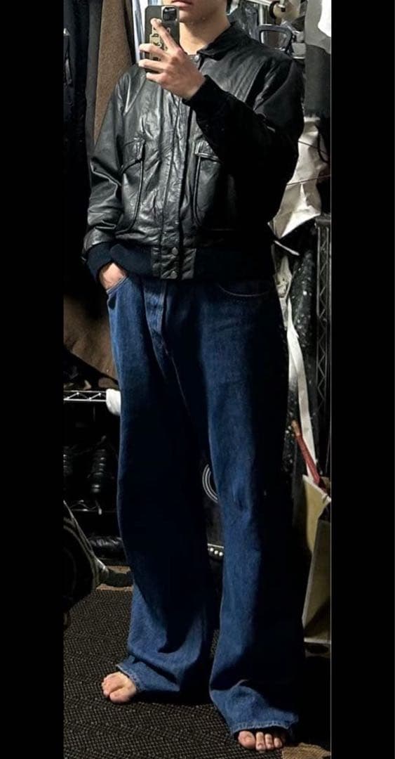 sullen購入 vintage leather jacket 3house