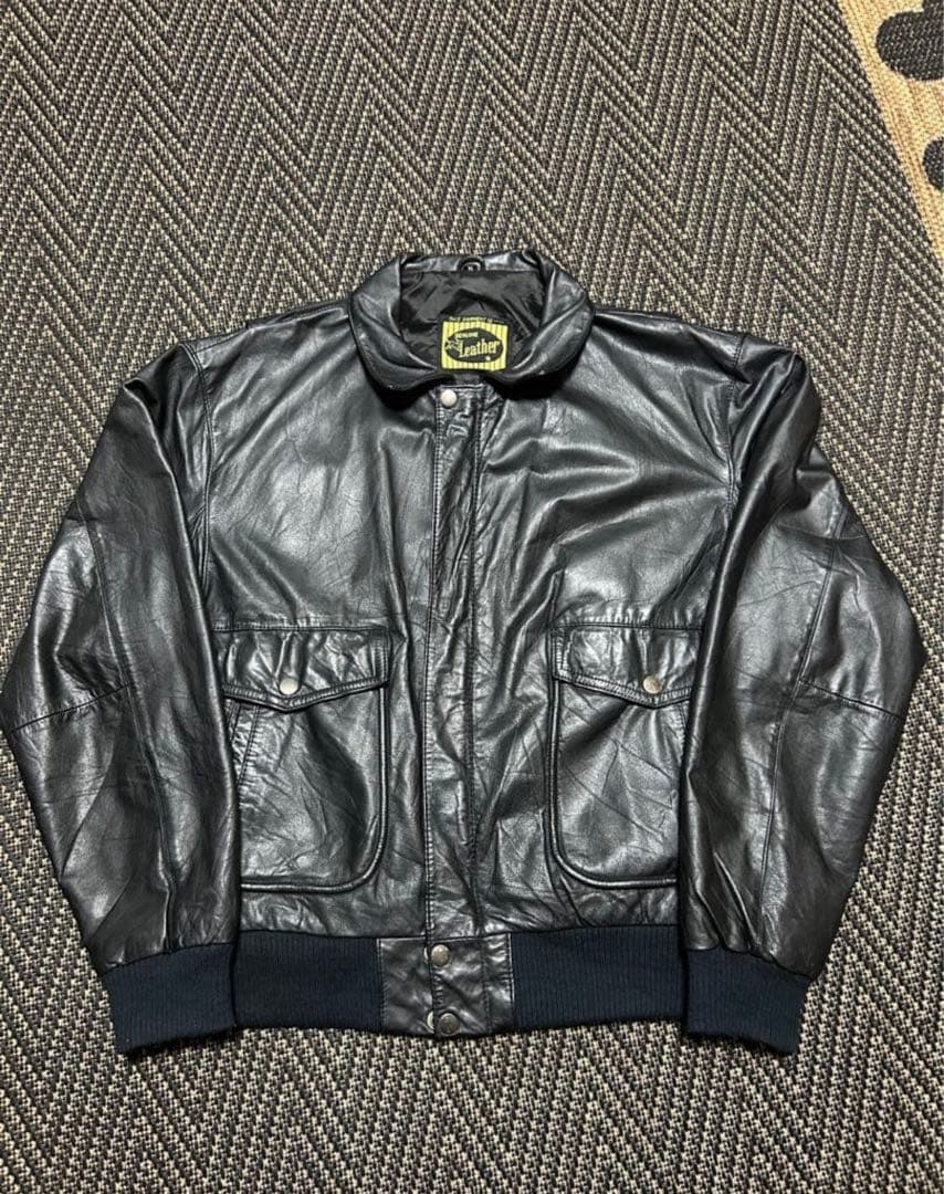 sullen購入 vintage leather jacket 3house