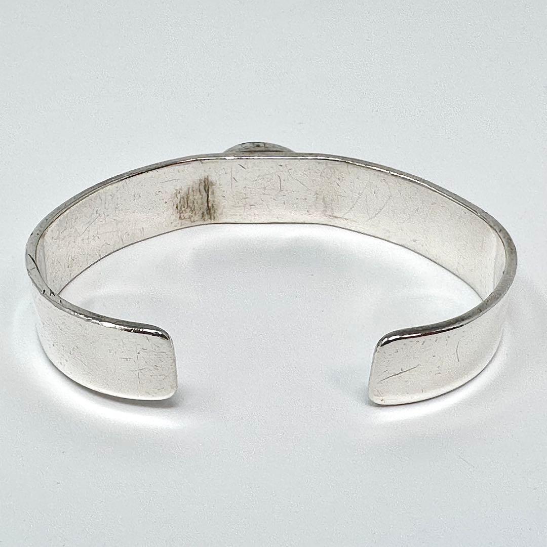 アリゾナフリーダム　ターコイズ　シルバー　バングル