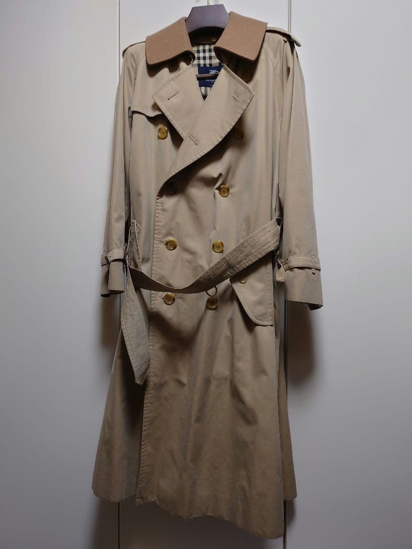 【超希少】バーバリー 英国製 一枚袖 トレンチ21 コート 綿100% フル