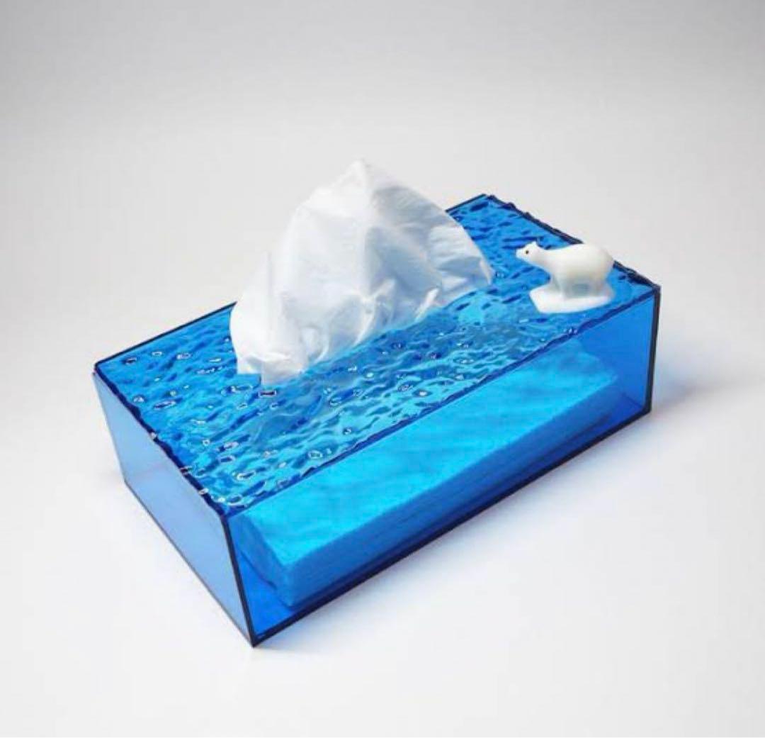 氷山になるティッシュケース