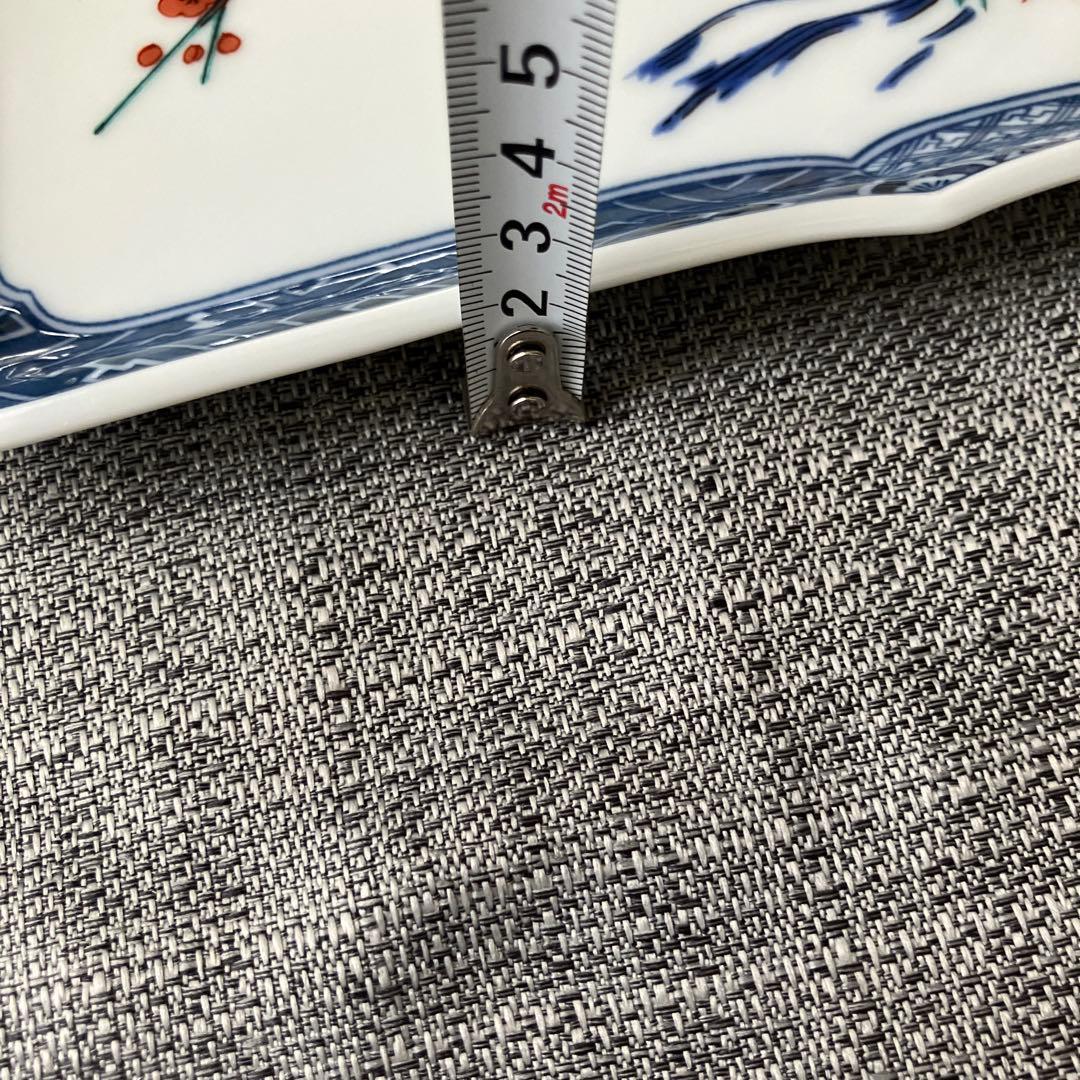 未使用　九谷焼　武生　角皿　5枚