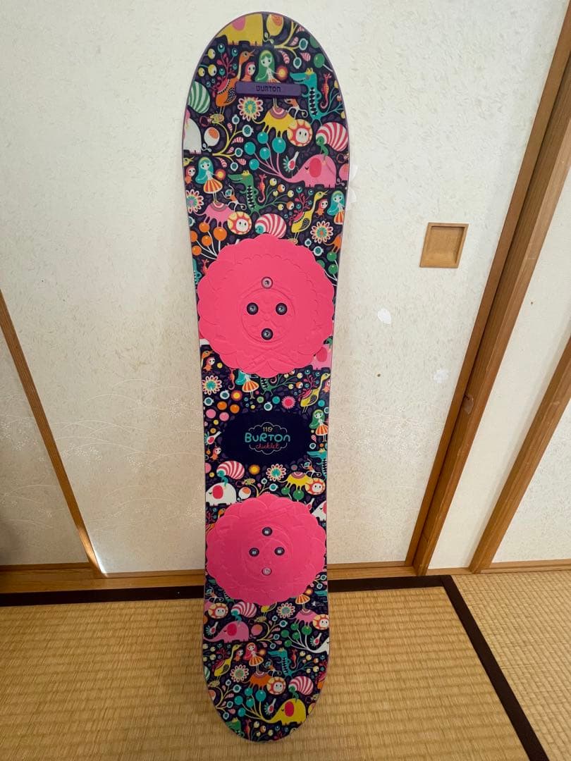 Burton キッズ　スノーボード　バートン　110cm ビンディング付き