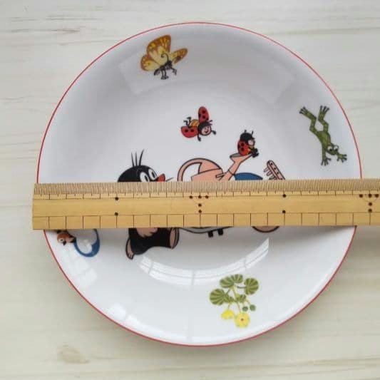 新品　チェコ　もぐらのクルテク　パスタプレート　20cmサイズ　庭仕事　東欧