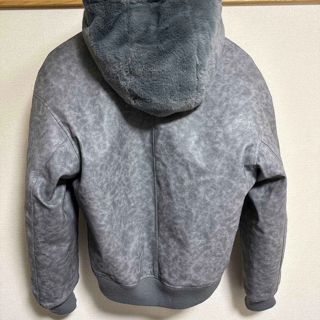 ✨新品美品✨リバーシブル フェイクレザー ボンバージャケット Lサイズ 完売品