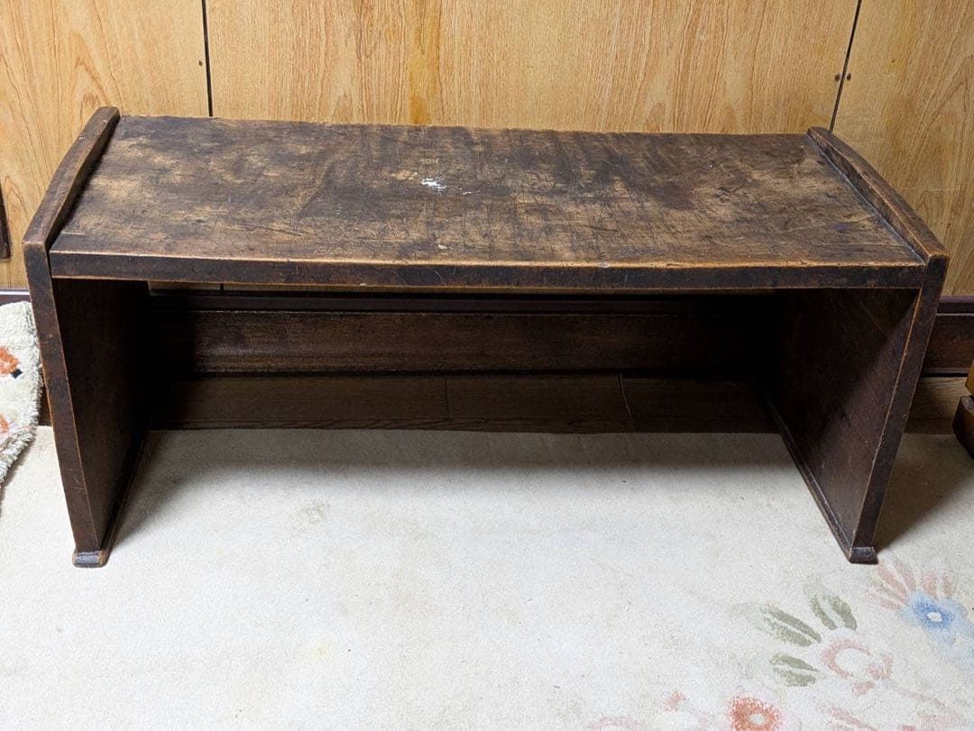 時代物　座卓　ローテーブル　木製　明治　レトロ　家具　ヤマサ