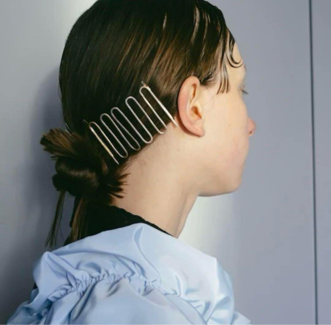 SYKIA Wave Hair Wire Pin シルバー