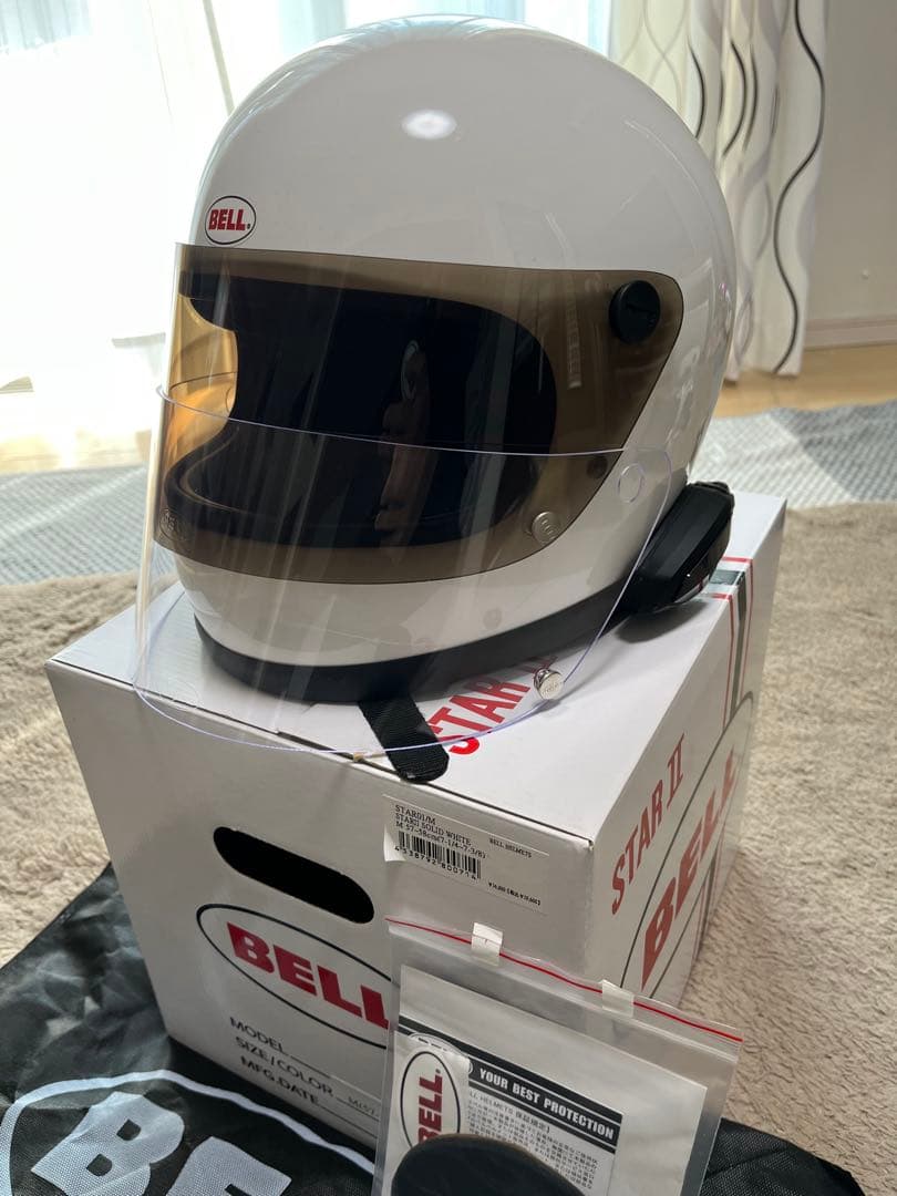 BELL STAR2 ホワイト フルフェイスヘルメット　M ベル　スター2