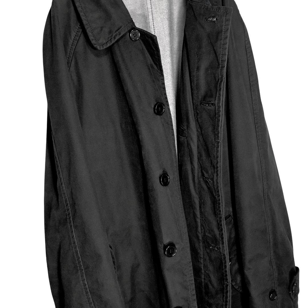 ☆ COMME des GARCONS HOMME ブラック ステンカラーコート