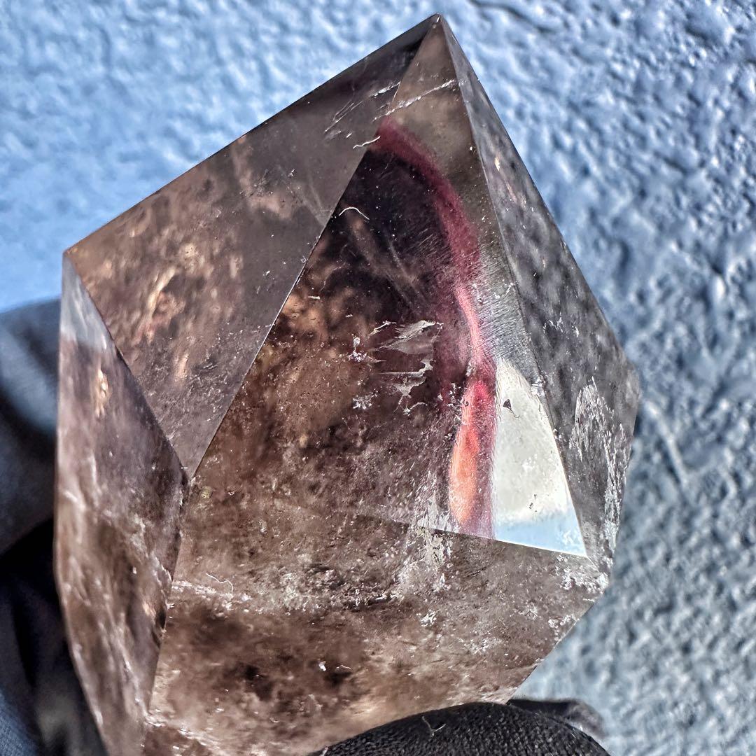 【開運 魔除】絶品❗️煙水晶スモーキーシトリン六角柱 超パワー天然石原石A1167