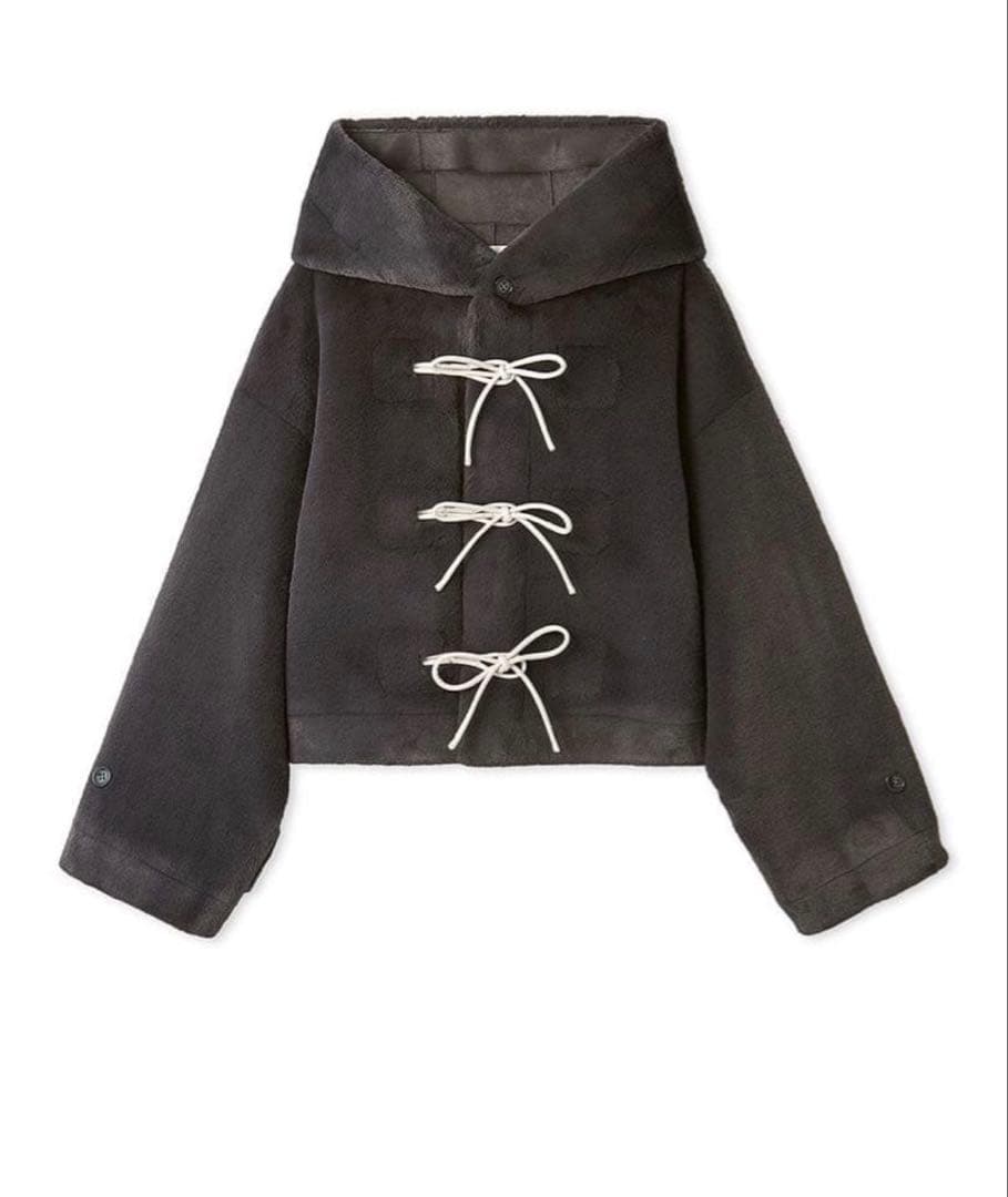 FURFUR リボンショートダッフルコート