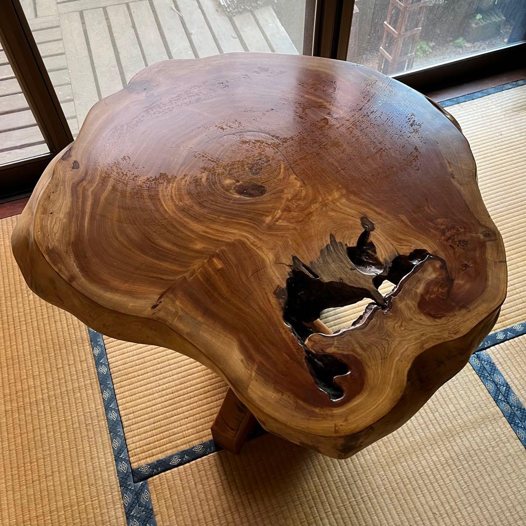【手渡し限定】切り株 木製テーブル