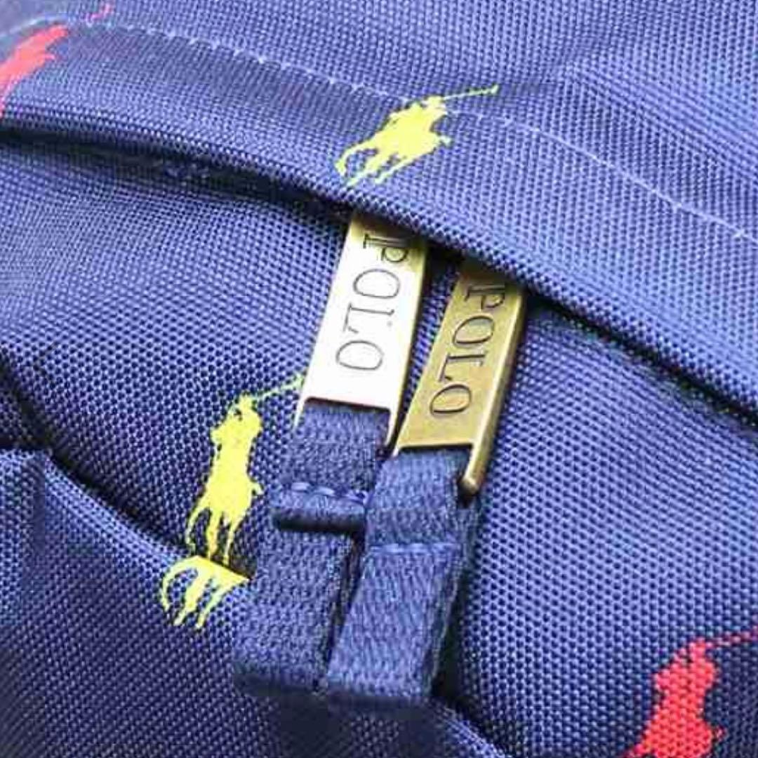 最終新品タグ付Polo Ralph Lauren マルチポロロゴ リュック