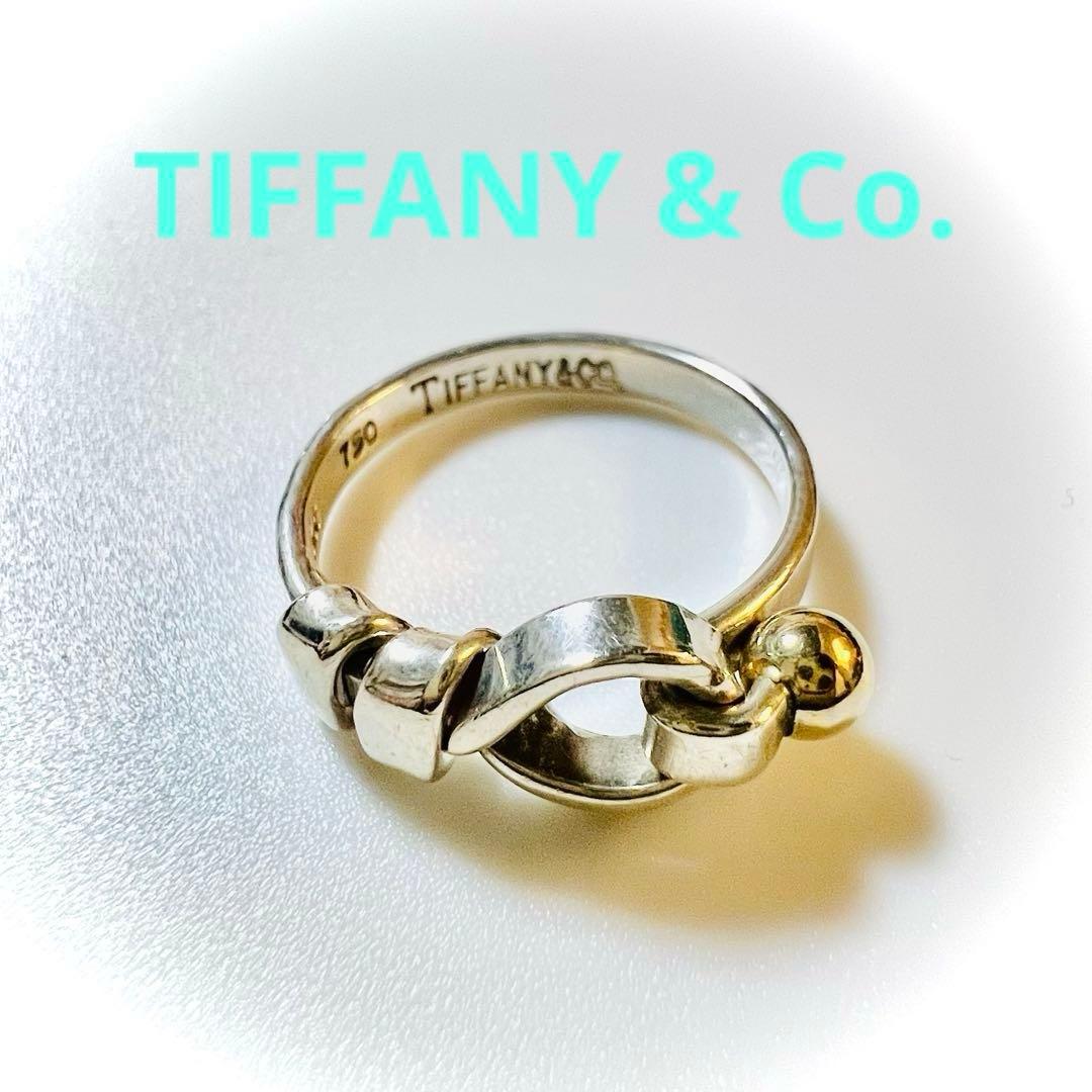 ティファニー　750ゴールド 925シルバー　リング