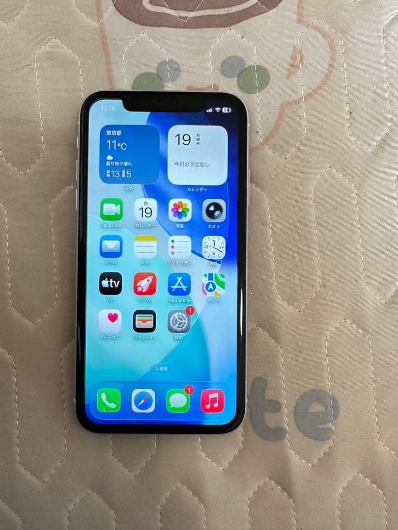 【中古】iPhone 11 ホワイト 64GB バッテリー交換済み（非純正）