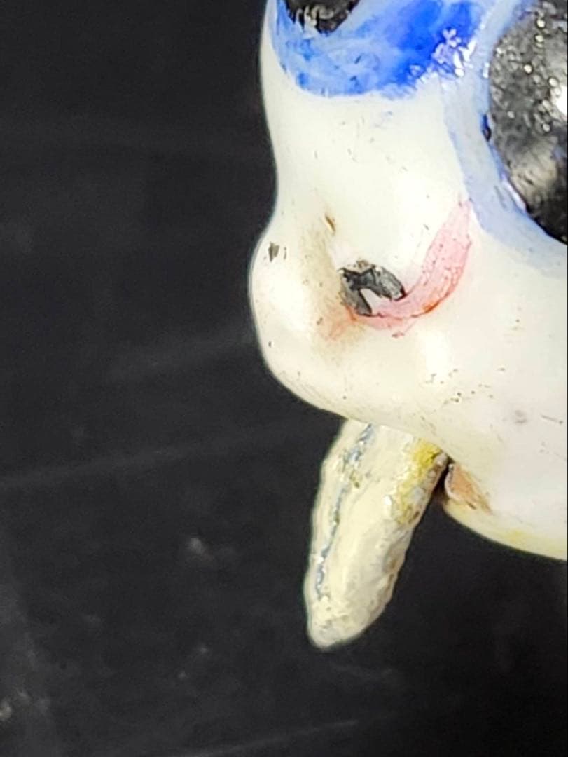 古平戸 唐子 舌出し 首振り 人形 希少 時代物(K-YC456)