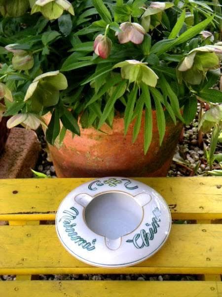 ♥骨董　鳴海製陶の販促用　灰皿　珍品　骨董　古玩