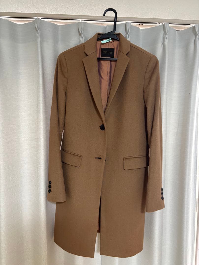 TOMORROWLAND ブラウン チェスターコート