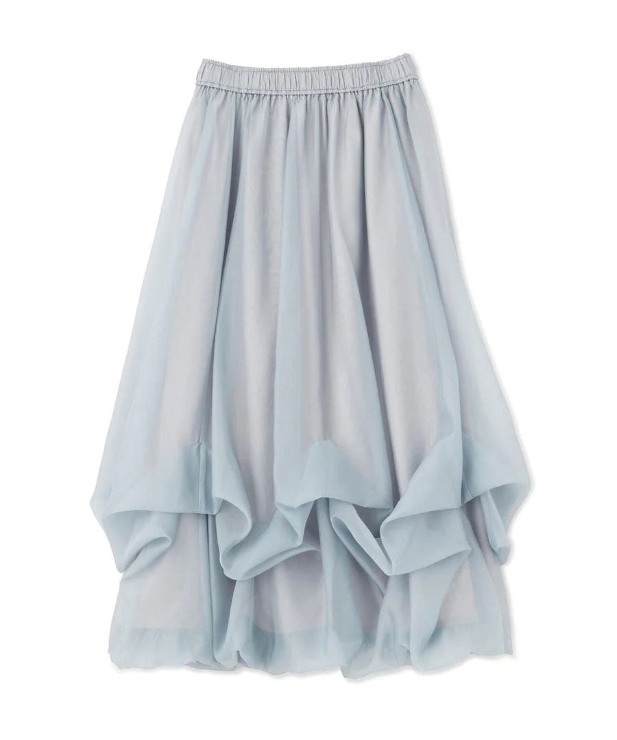 JILL by JILL STUART シアータックバルーンスカート ブルー