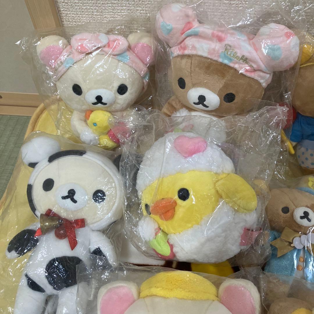 リラックマ　ぬいぐるみ　まとめ売り　コリラックマ　コグマ　キイロイトリ