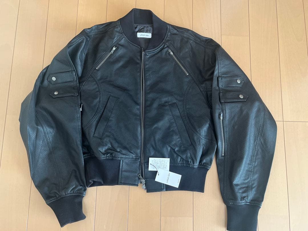 LAGUA GEMレザー ジャケット 黒