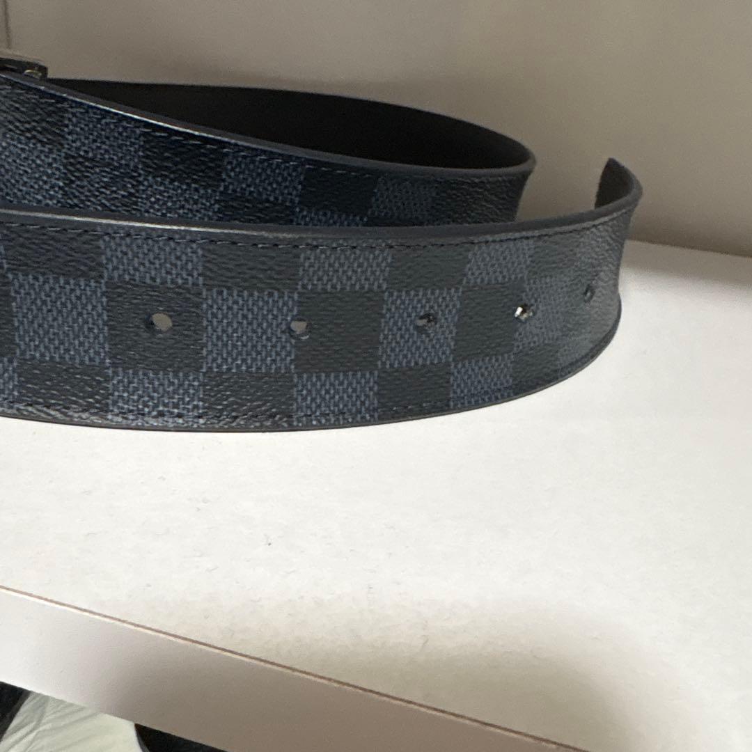 【極美品 鑑定済み】 正規品 louis vuitton ベルト 85/34
