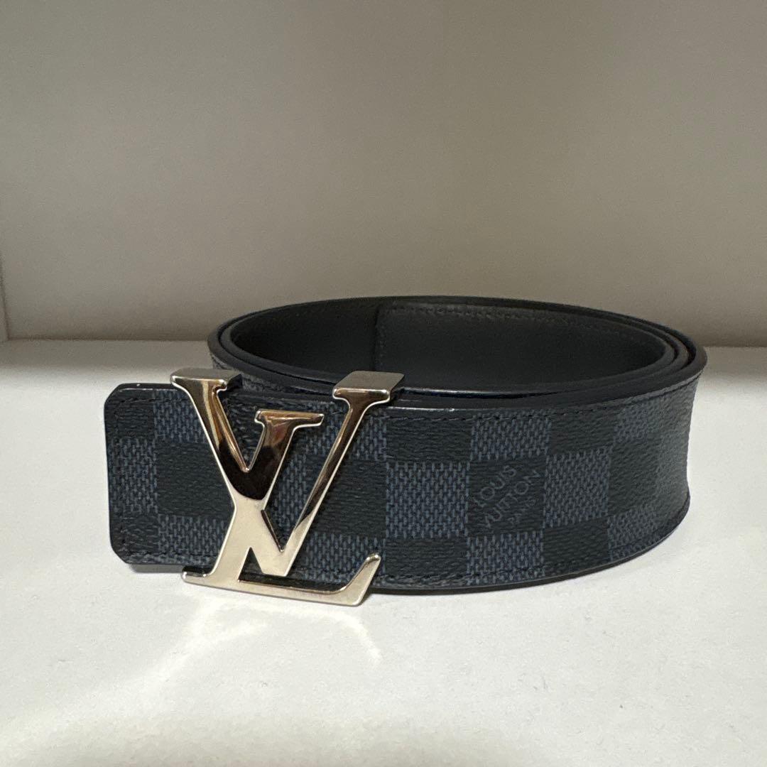 【極美品 鑑定済み】 正規品 louis vuitton ベルト 85/34