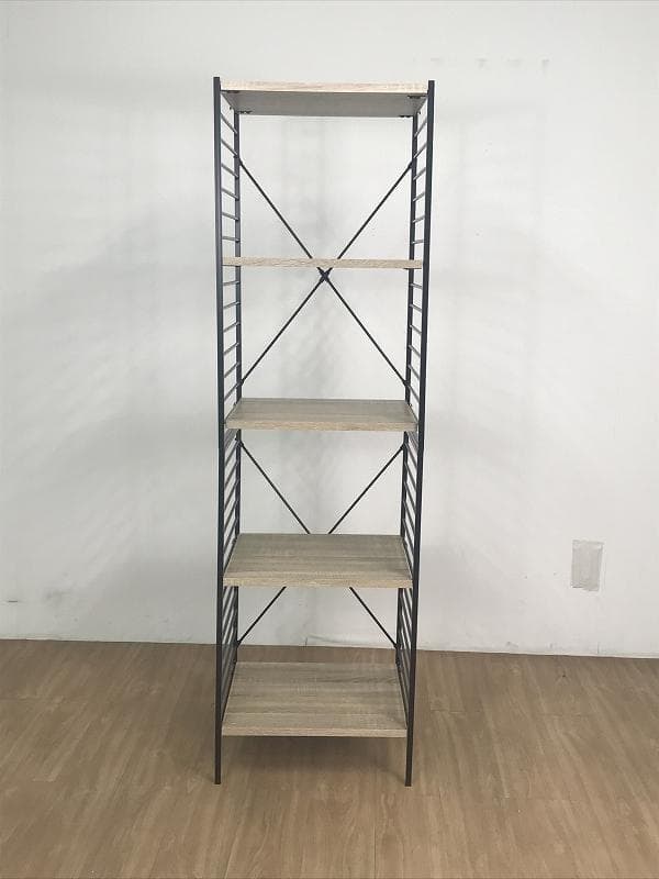 【新品】☆5段スチール多目的シェルフOK☆【アウトレット】