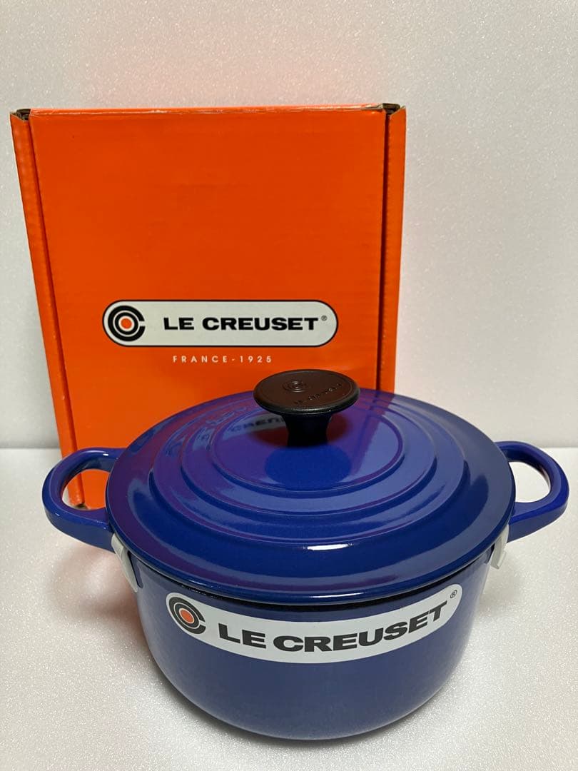 新品未使用✨LE CREUSET　ココット コバルトブルー　16cm