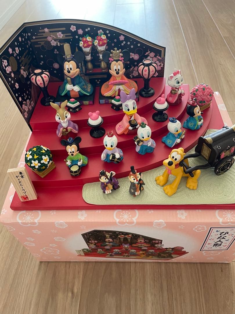 【未使用】東京ディズニーリゾート ひな人形セット