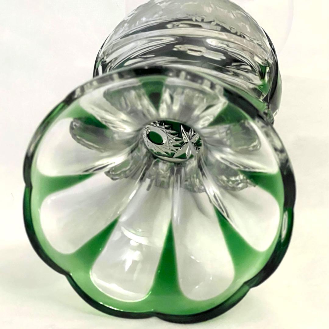 [未使用] ELBE Crystal エルベクリスタル　花瓶フラワーベース