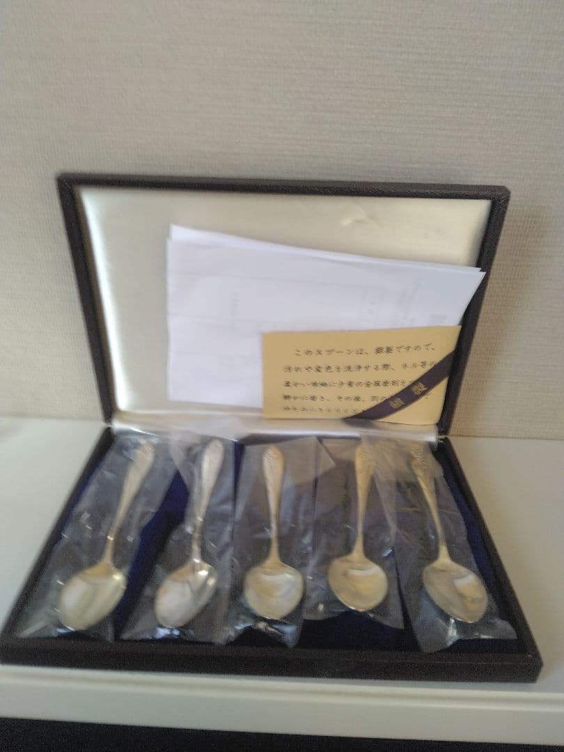 銀製　スプーン　5本　約67g　シルバー