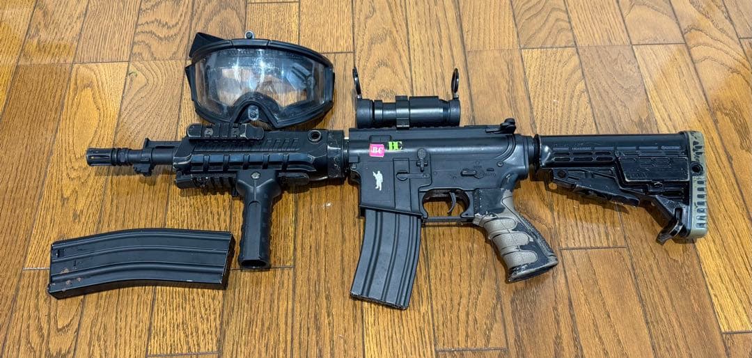 H*i様 CAA 電動ガン セット ブラック サバイバルゲーム サバゲー